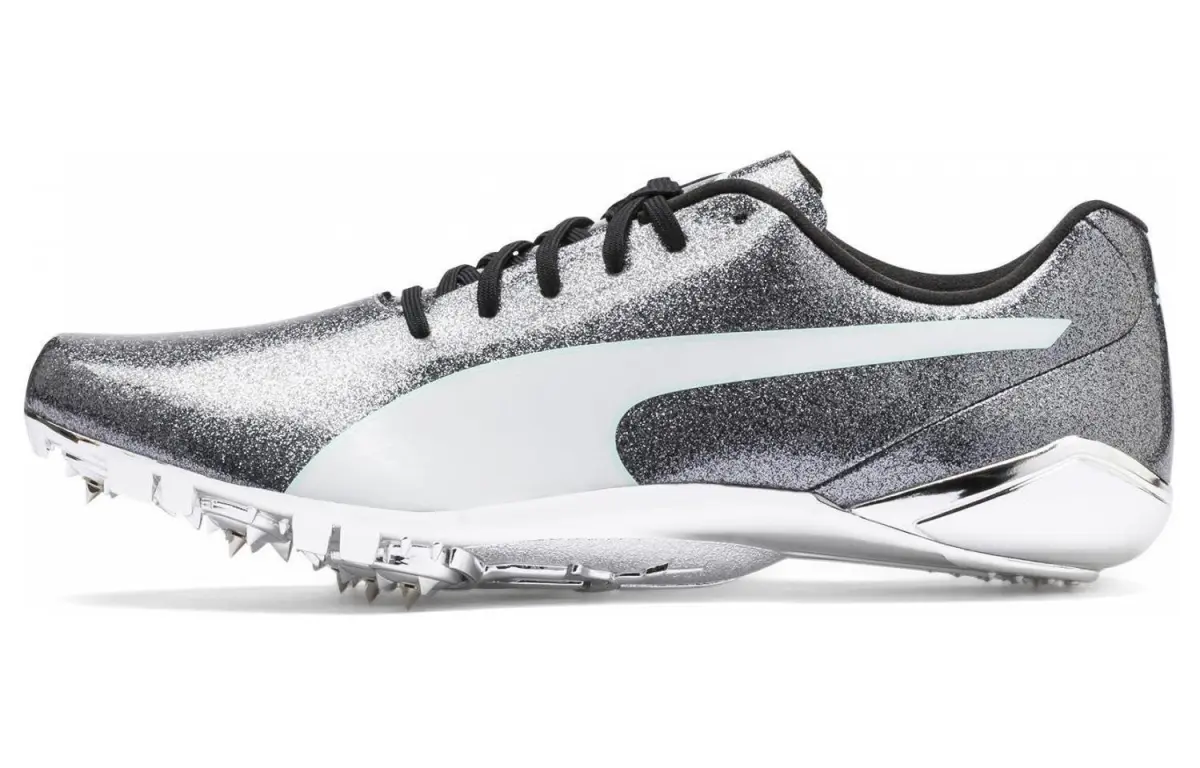 PUMA EvoSPEED Electric 7 Cushioning, Wear Resistant Low top Running Shoes Men's Silver