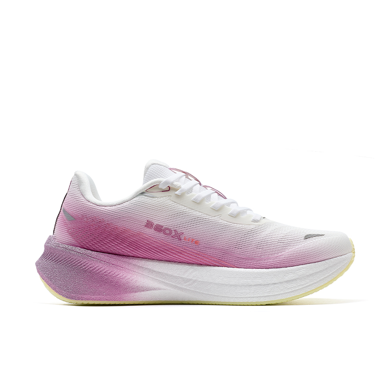 XTEP 360X 2.0 LITE Fabric Slip Resistant, Abrasion Resistant, Breathable Low top Carbon Plate Running Shoes Women’s