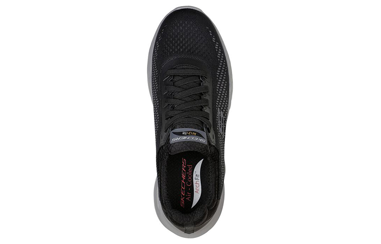 Skechers Comfortable Fabric Low top Running Shoes Men’s Black
