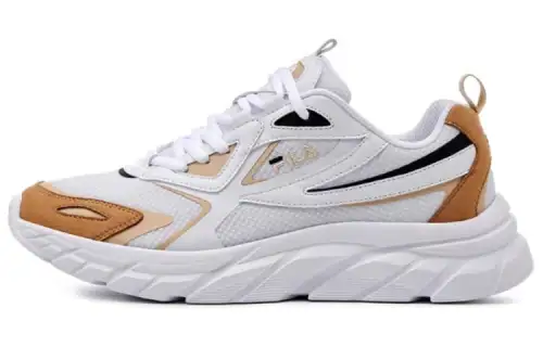 FILA Wavelet V2 Cushioning, Wear Resistant Low top Running Shoes Unisex White