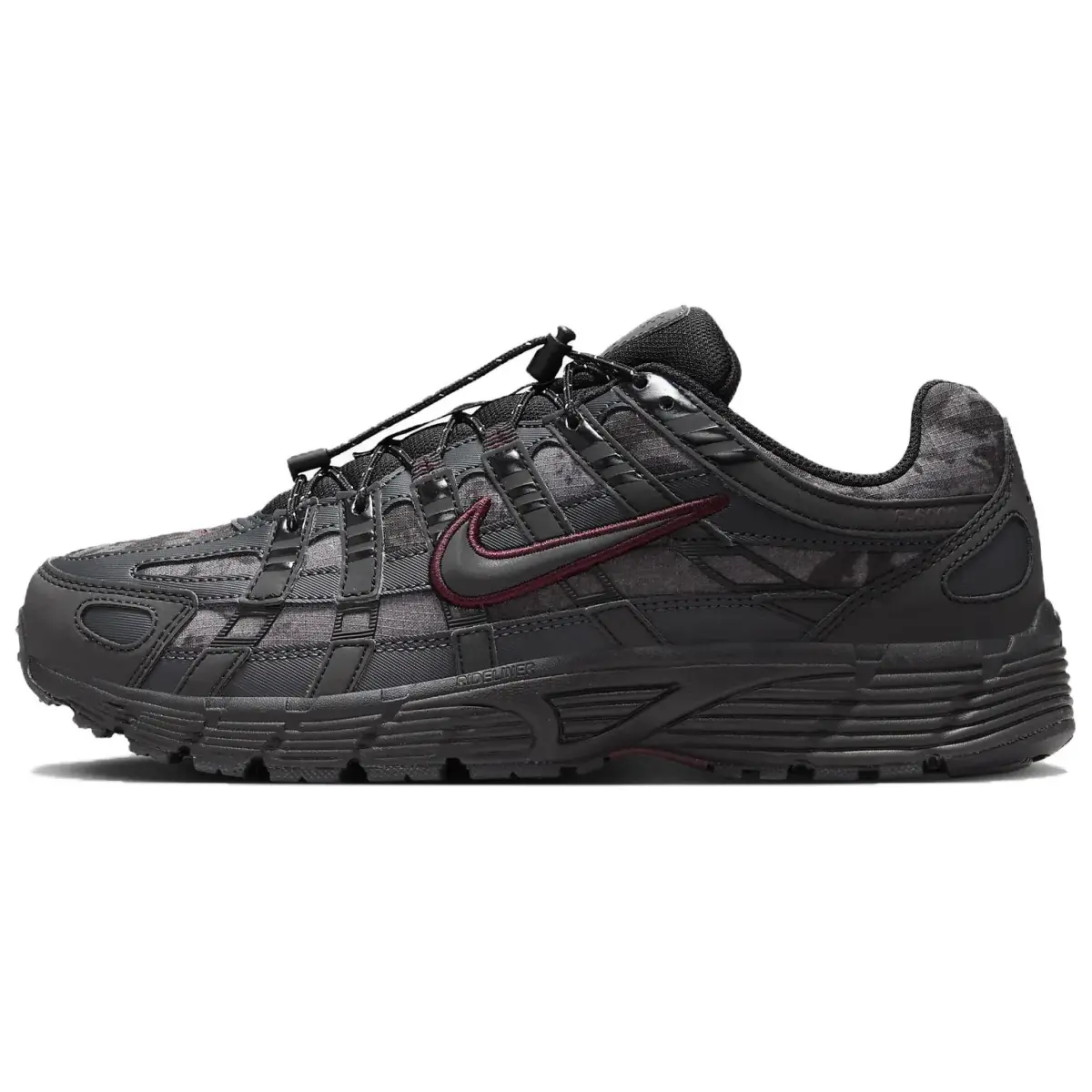 Nike P 6000 Black Burgundy Crush Women's