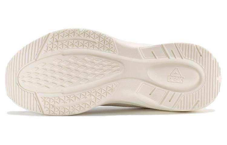 PEAK Qingyi Textile, Synthetic Leather Slip Resistant Abrasion Resistant Low top Running Shoes Women’s Canvas White