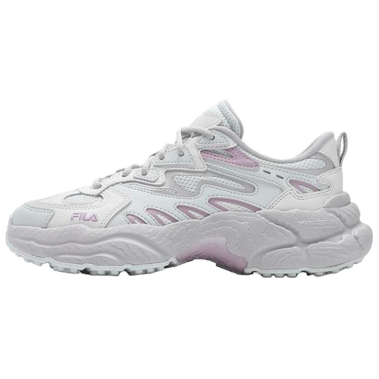 FILA Fern Sneakers Abrasion Resistant Low top Casual Shoes Women's White Pink