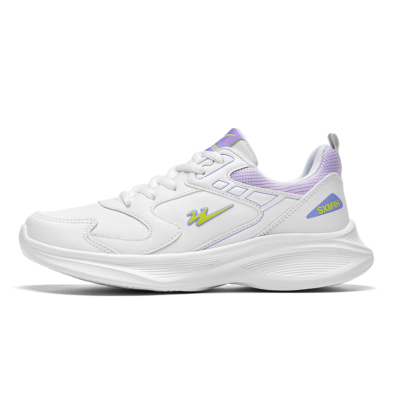 Binary Cushioning Rebound Lightweight Slip Resistant Low top Running Shoes Women’s Beige Green Purple