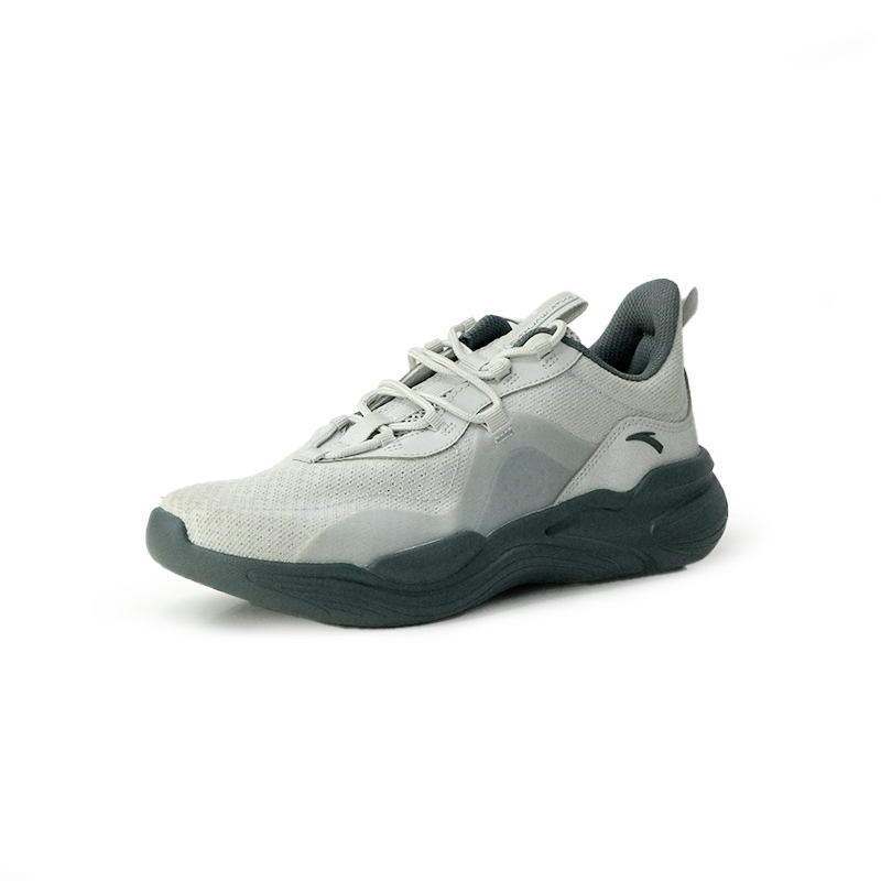 Anta Cushioning Slip Resistant Abrasion Resistant Low top Running Shoes Men’s Dusty Gray