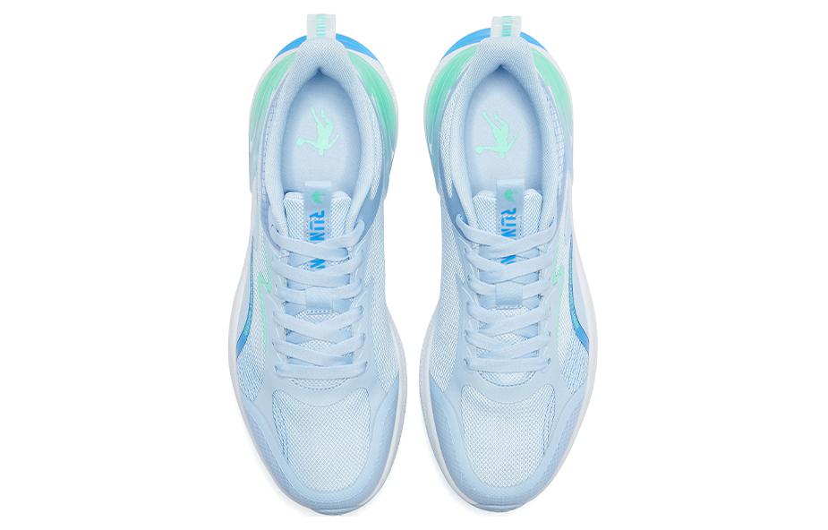 QIAODAN Abrasion Resistant Slip Resistant Low top Running Shoes Men’s Blue White