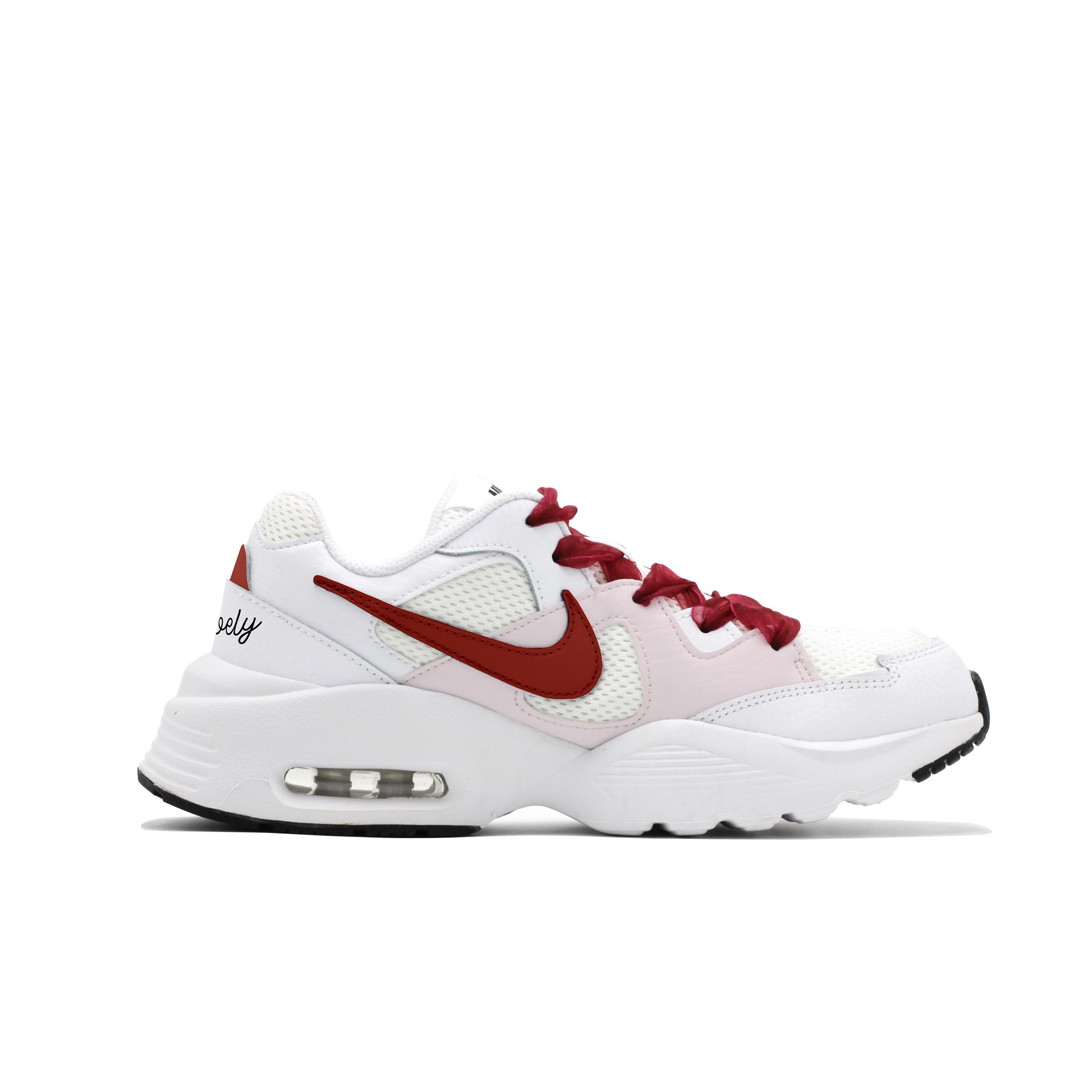 Nike Air Max Fusion Low top Running Shoes Women’s White Red