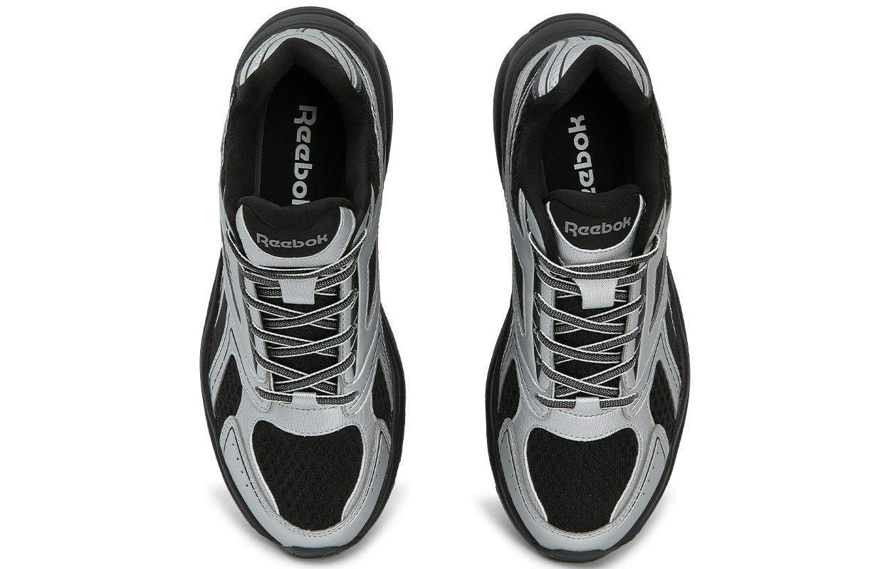 Reebok Low top Running Shoes Unisex Black Silver