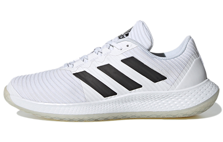 Adidas Forcebounce Comfortable Abrasion Resistant Coverage Low top Running Shoes Women's White Black