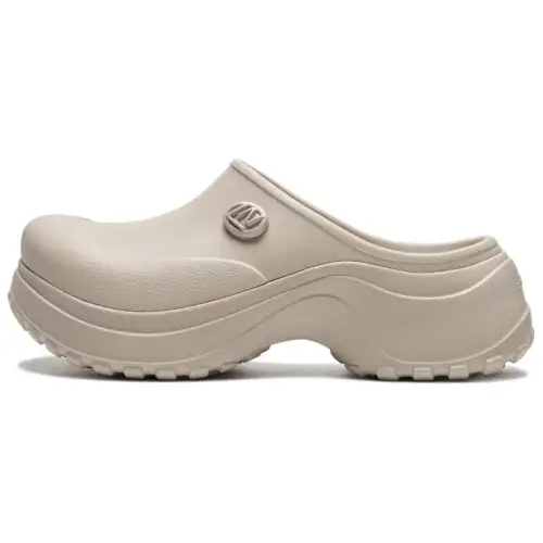Li Ning Project* Abrasion Resistant Abrasion Resistant Closed Toe Slippers Women's Oat Gray