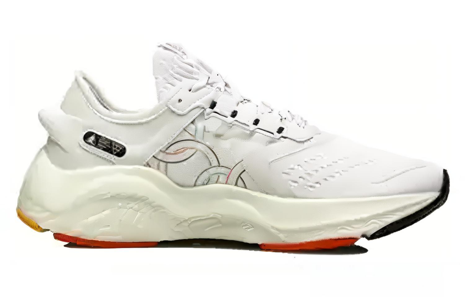 Li Ning Arashi Plus Slip Resistant And Breathable Low top Running Shoes Men’s White Multicolor