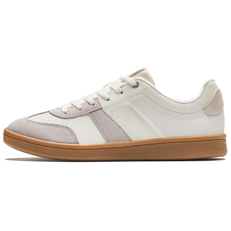 Anta German Army Trainers Slip Resistant, Abrasion Resistant, Lightweight Low top Skateboard Shoes Women's White Gray