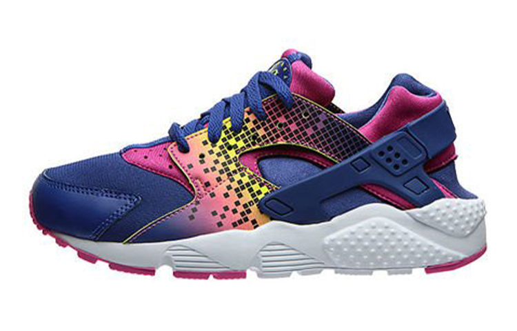 Женские кроссовки Nike Huarache Run (сине-пурпурные)