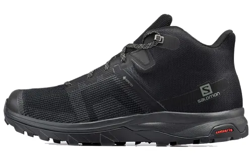 SALOMON Outdoor Mountaineering Textile, Synthetic Leather Cushioning Slip Resistant Abrasion Resistant Mid top