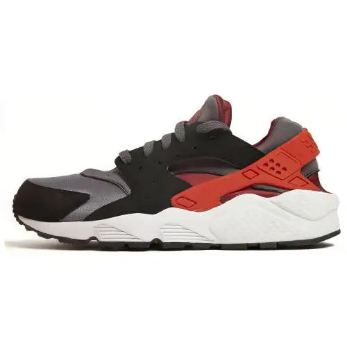 Nike Air Huarache Run Dark Grey Challenge Red