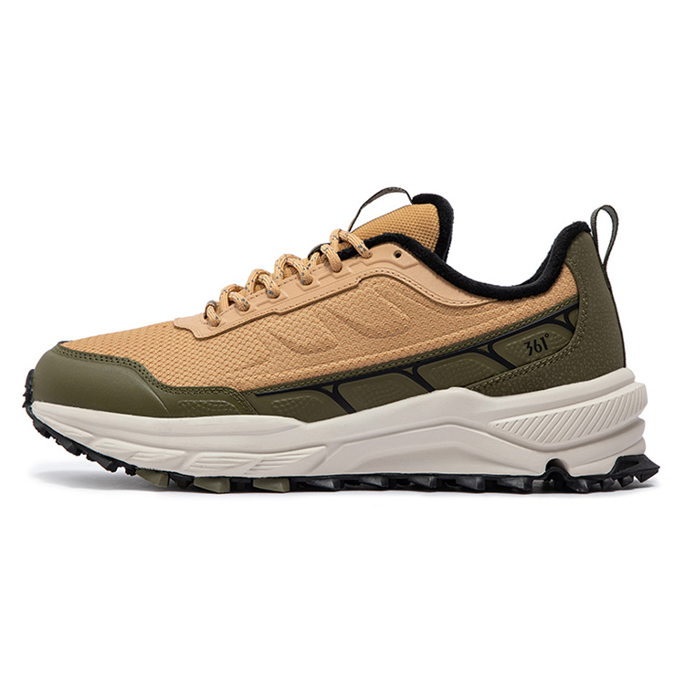 361° Burning Winter Slip Resistant Abrasion Resistant Low top Running Shoes Men’s Brown Green