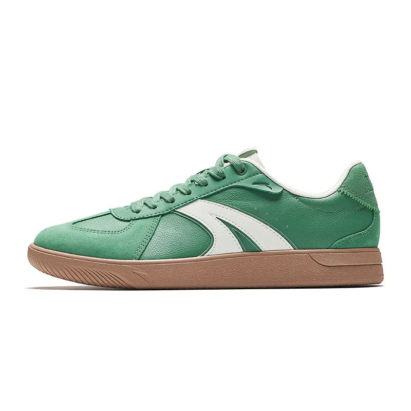 Anta Slip Resistant Abrasion Resistant Low top Skateboard Shoes Men's Green