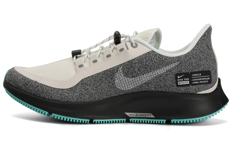 Nike Pegasus 35 Air Zoom RN Shield Pegasus 35 color matching, comfortable and versatile, fabric shock absorption, non-slip wrapping support, low-top casual running shoes, women's style, beige, black and gray