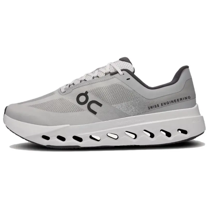 On Cloudsurfer Next Breathable Low top Casual Running Shoes Men's White
