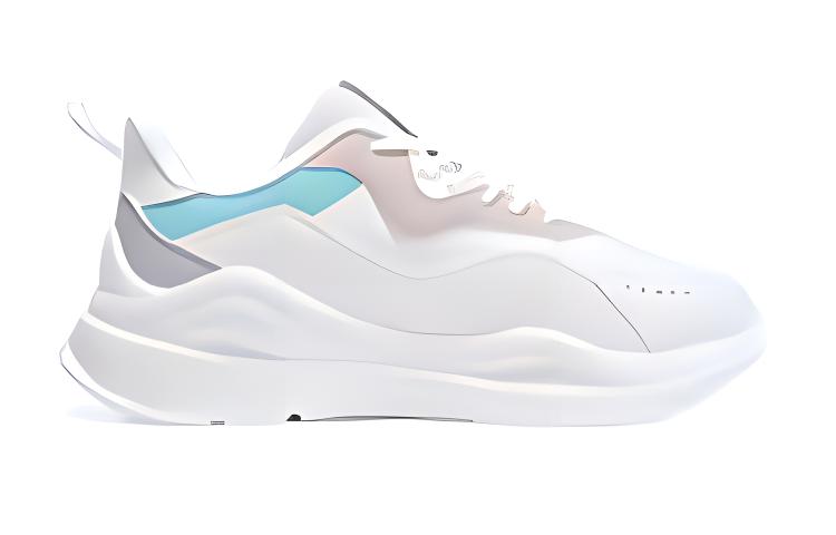 361° Slip Resistant Abrasion Resistant Low top Running Shoes Women’s White Pink