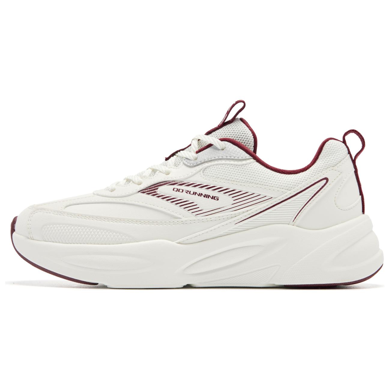 QIAODAN Slip Resistant Abrasion Resistant Slip Resistant Abrasion Resistant Low top Running Shoes Women’s White