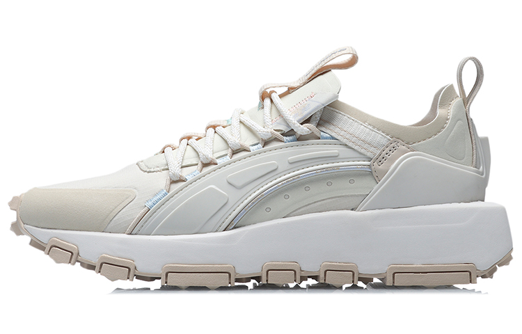 Li Ning Running Shoes Women’s Low Top White Apricot
