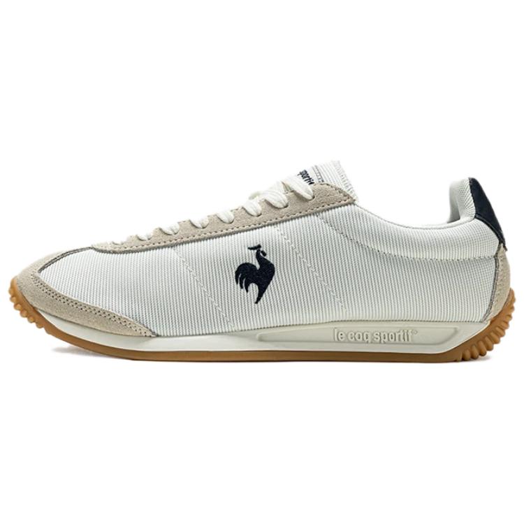 Le Coq Sportif Cushioning Slip Resistant Low top Casual Running Shoes Unisex Beige