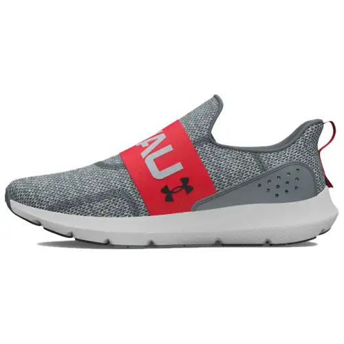 Under Armour Surge 3 Lightweight Low top Running Shoes Men's Gray Red