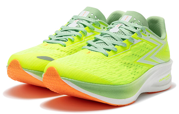 361° Flame ET Mesh, Textile Low top Running Shoes Unisex Yellow Green