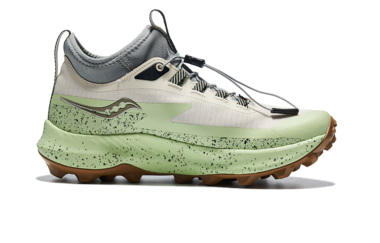 Saucony Peregrine Falcon 13 Abrasion Resistant Low top Running Shoes Women’s Green Gray