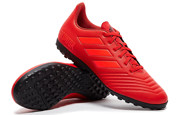 Мужские кроссовки adidas Predator19.4 TF (красно-черные) — фото 5
