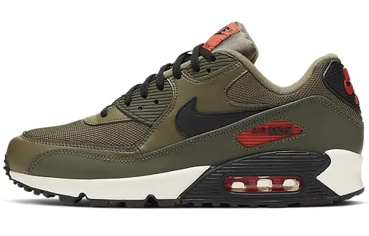 Nike Air Max 90 Medium Olive Black Team Orange