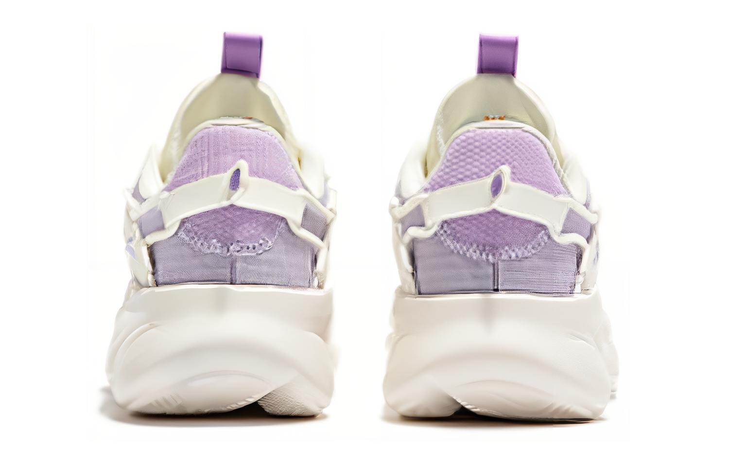 361° Comfortable Abrasion Resistant Breathable Low top Running Shoes Women’s White Purple