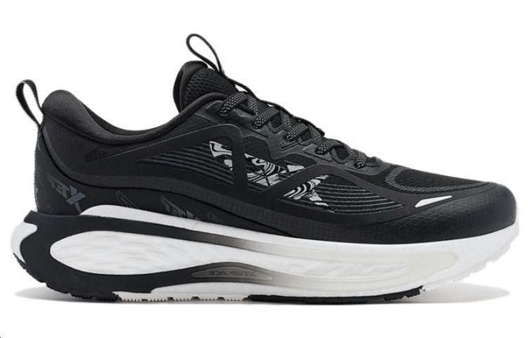 XTEP Cushioning, Wear Resistant Low top Running Shoes Women’s Black White
