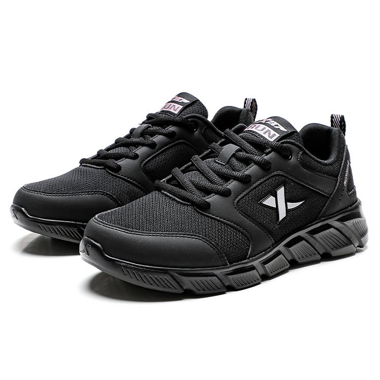 XTEP Breathable And Lightweight Low top Casual Running Shoes Women’s Black Purple