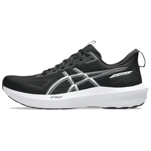 Asics GT 1000 14 Abrasion Resistant Breathable Low top Running Shoes Men's Black White