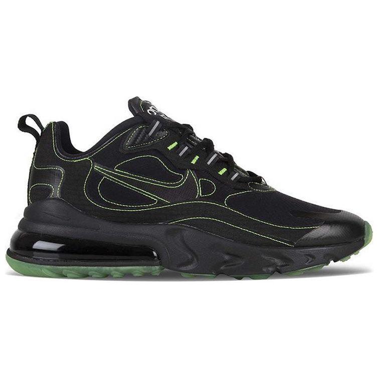 Кроссовки Nike Air Max 270 (черно-зеленые) — Чёрныйзелёный — фото 2