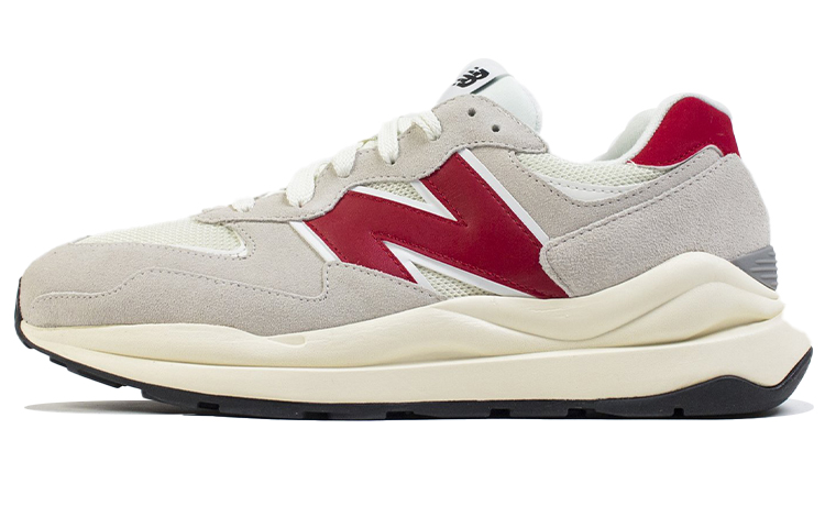 New Balance NB 5740 retro low-top running shoes for men and women, gray red