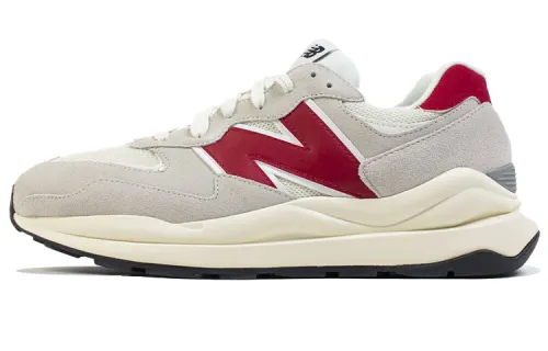 New Balance NB 5740 retro low-top running shoes for men and women, gray red