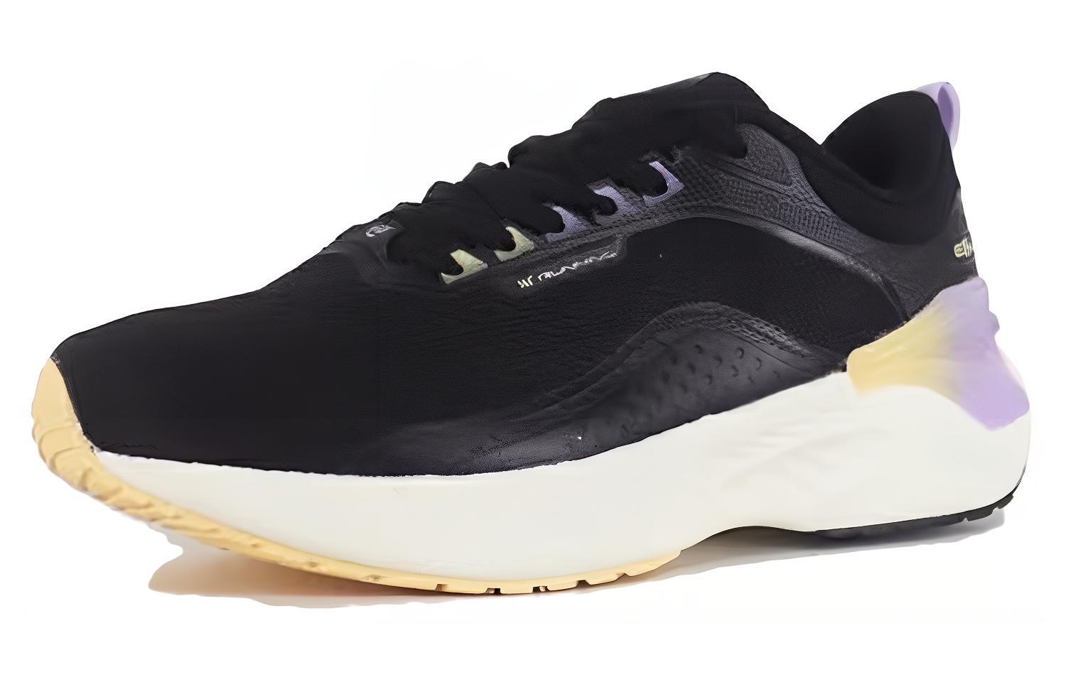 361° Cushioning, Wear Resistant Low top Running Shoes Women’s Obsidian Black Digital Lavender