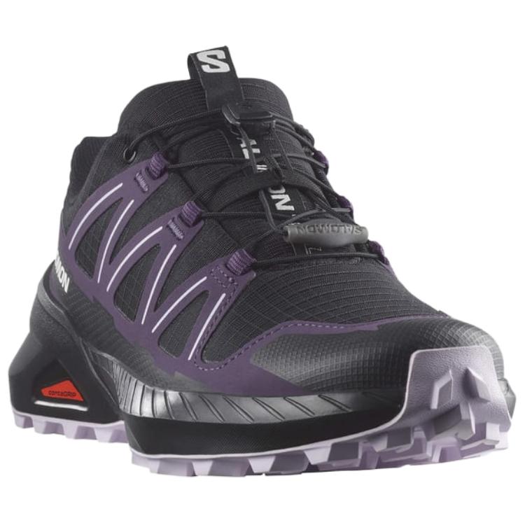 SALOMON Speedcross Peak Abrasion Resistant Abrasion Resistant Low top Running Shoes Women’s Black Purple