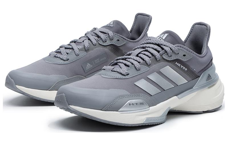 Adidas MTS Cushioning Slip Resistant Abrasion Resistant Low top Running Shoes Unisex Gray Silver