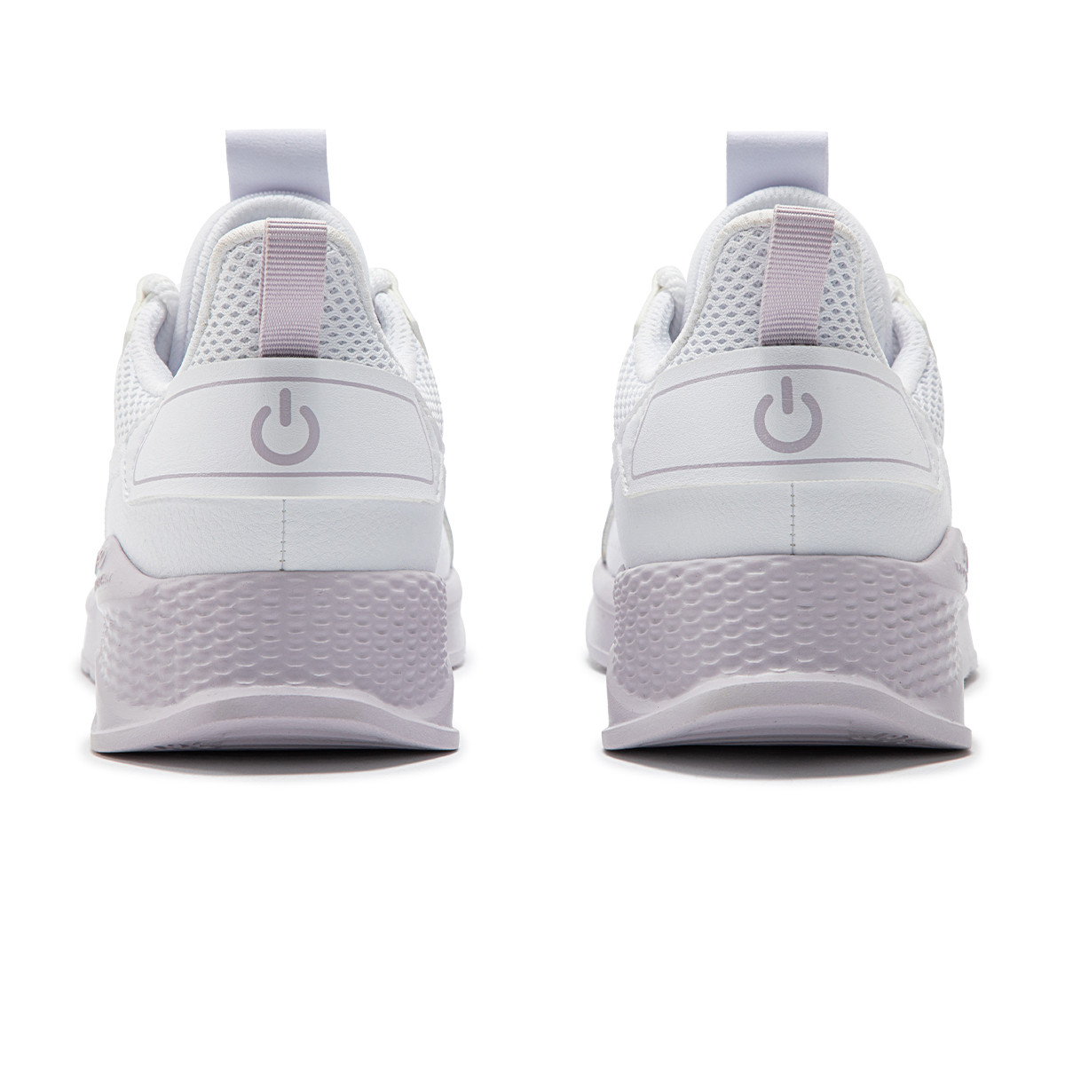 361° Color Block Cushioning Abrasion Resistant Lightweight Low top Casual Running Shoes Women’s White Purple