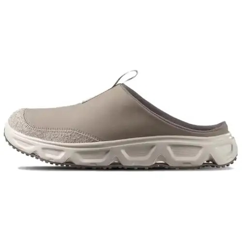 SALOMON Abrasion Resistant Slip Resistant Closed Toe Slippers Unisex Khaki