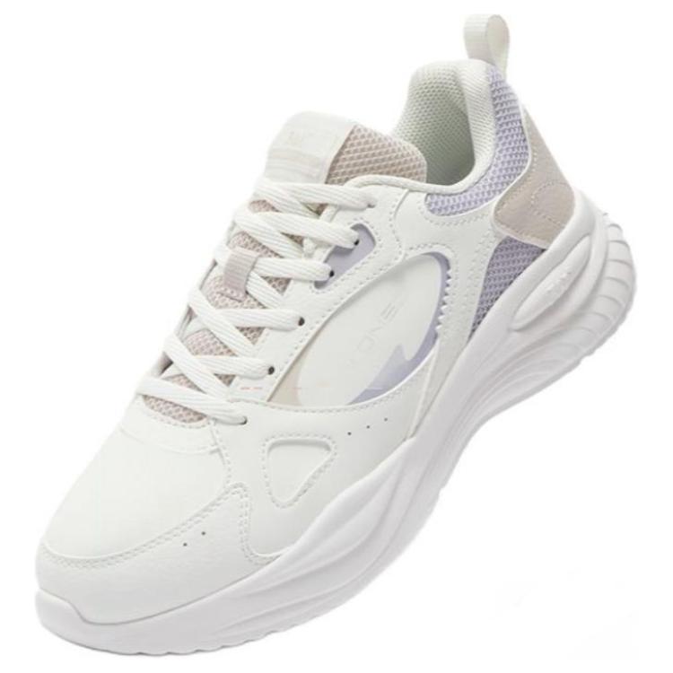 361° Slip Resistant Abrasion Resistant Low top Casual Running Shoes Women’s White Purple