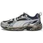 PUMA Milenio Cushioning Slip Resistant Cushioning Slip Resistant Low top Running Shoes Unisex White Silver