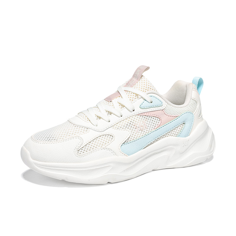 361° Cushioning Lightweight Cushioning Lightweight Low top Training Running Shoes Women’s White Blue