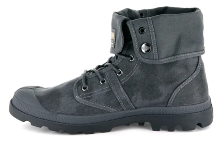 Palladium Outdoor Boots Unisex High Top Gray