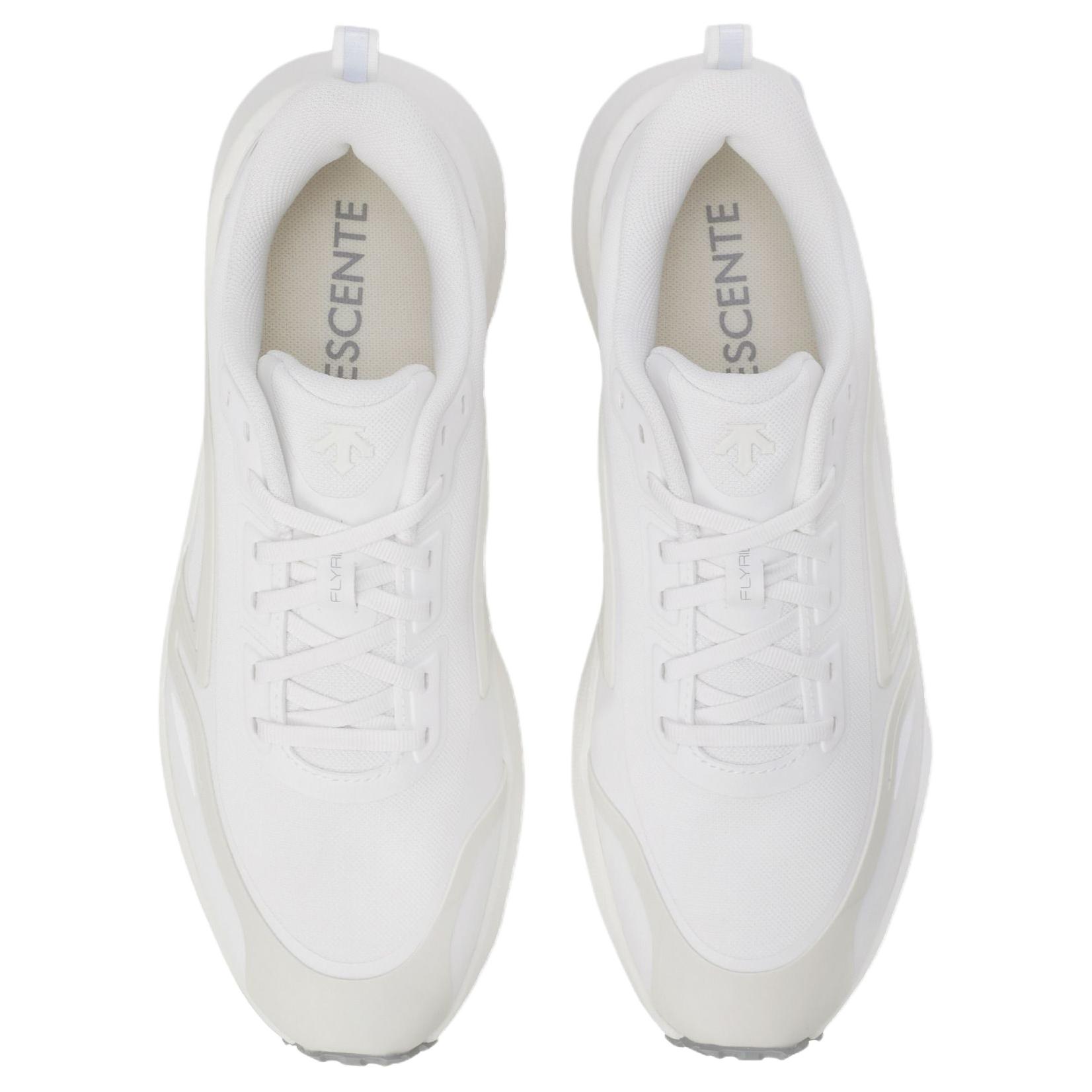 DESCENTE Flyridge Slip Resistant Abrasion Resistant Low top Casual Running Shoes Unisex White