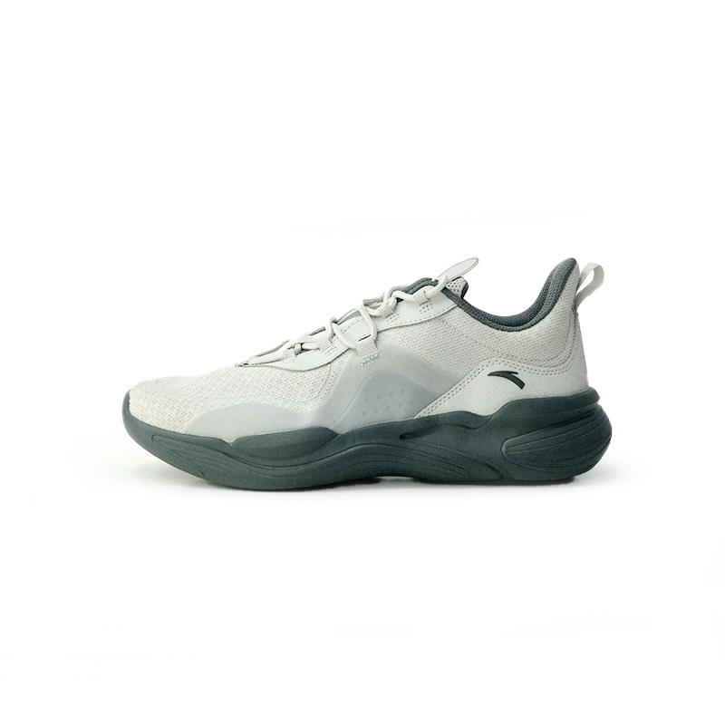 Anta Cushioning Slip Resistant Abrasion Resistant Low top Running Shoes Men’s Dusty Gray